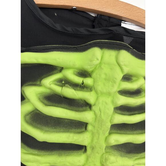 Fun World Kids Spooky Skeleton Halloween Costume Size Medium (8-10) - Picture 4 of 7